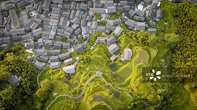 贵州榕江县大利侗寨风光图片素材