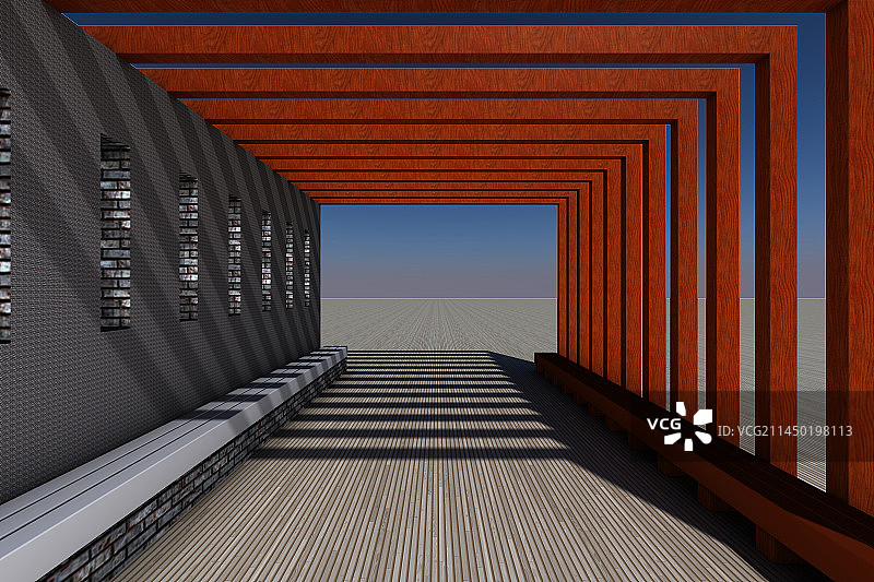 C4D渲染建筑空间图片素材