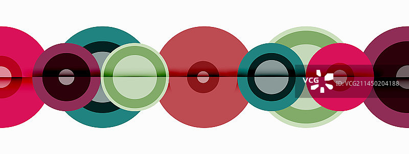 带阴影的圆圈时髦的最小几何图片素材