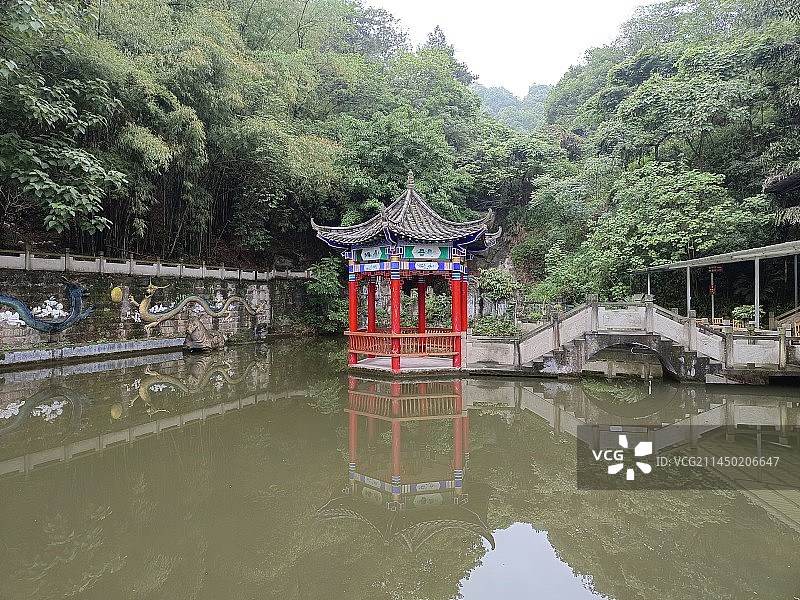 湖心小筑图片素材