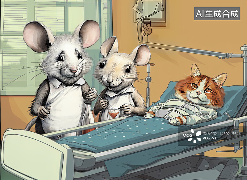 【AI数字艺术】硕鼠的治疗图片素材