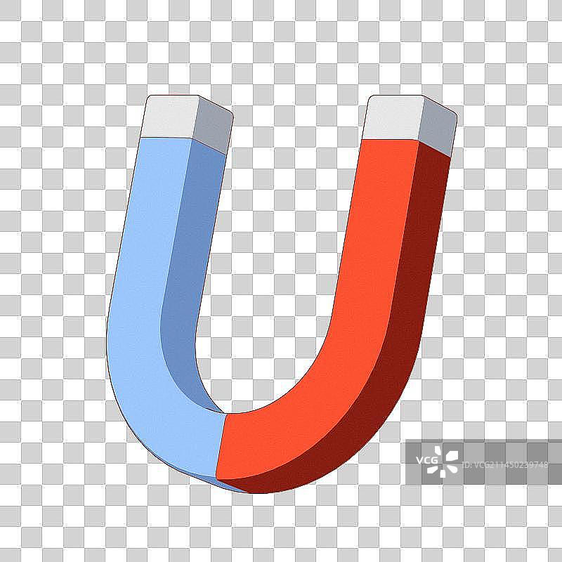 卡通扁平手绘风格磁铁吸铁石图片素材