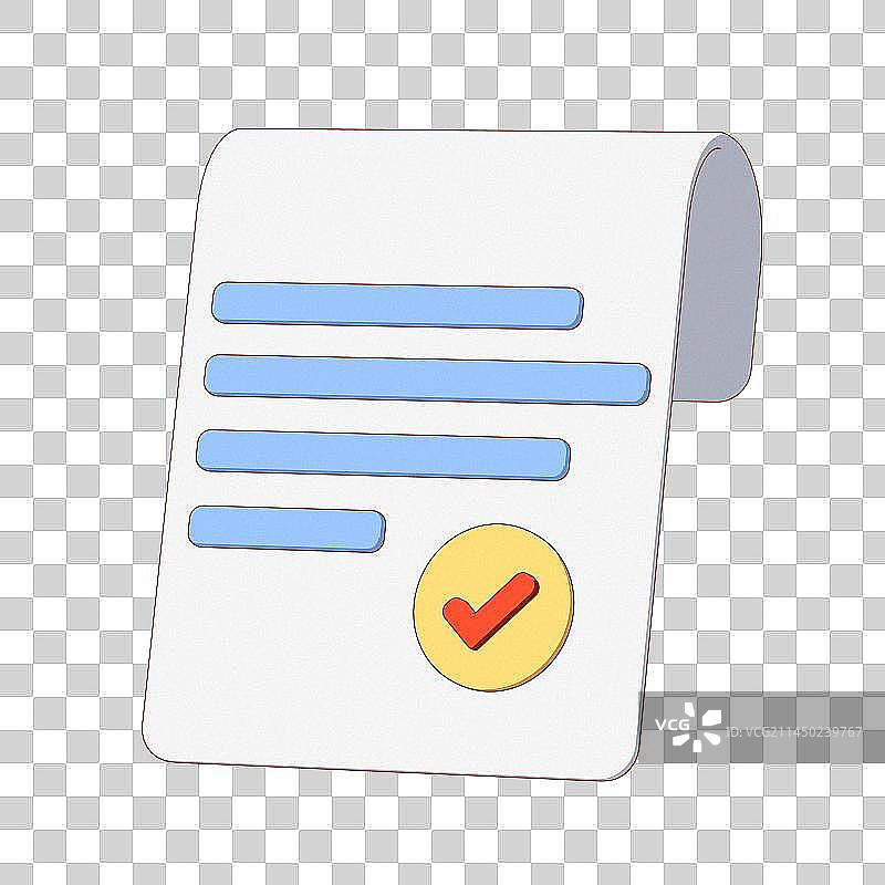 卡通扁平风格文件图标图片素材