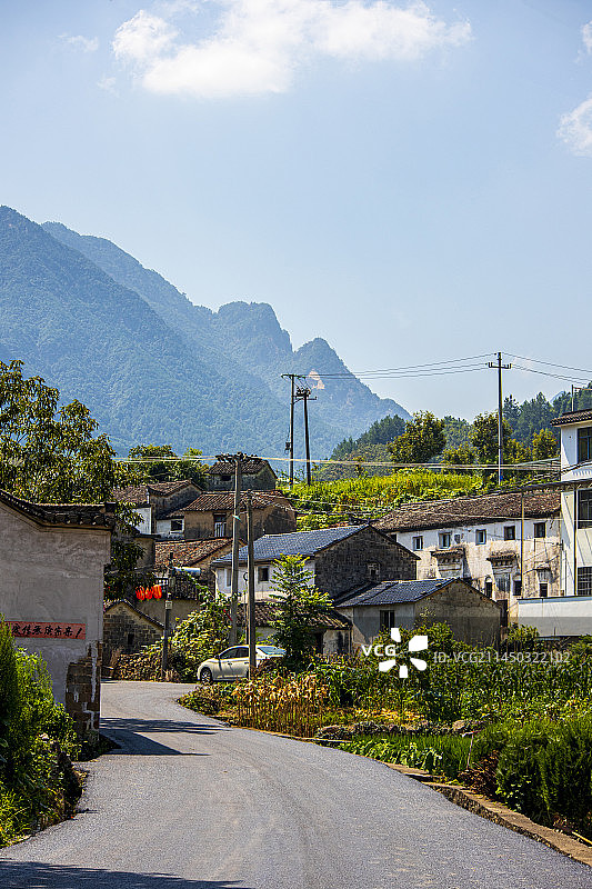夏季皖南村庄图片素材