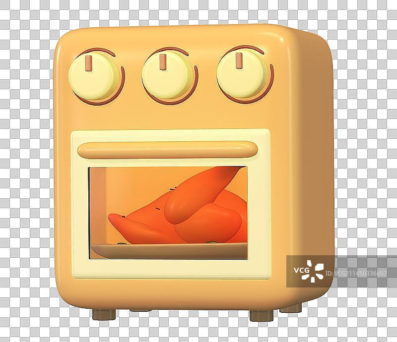 厨房用品3D插画元素图片素材