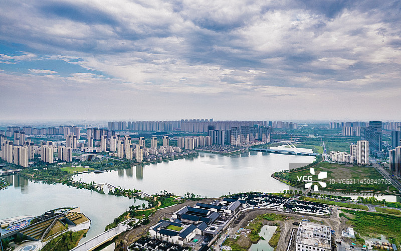 宁波杭州湾新区，前湾新区图片素材