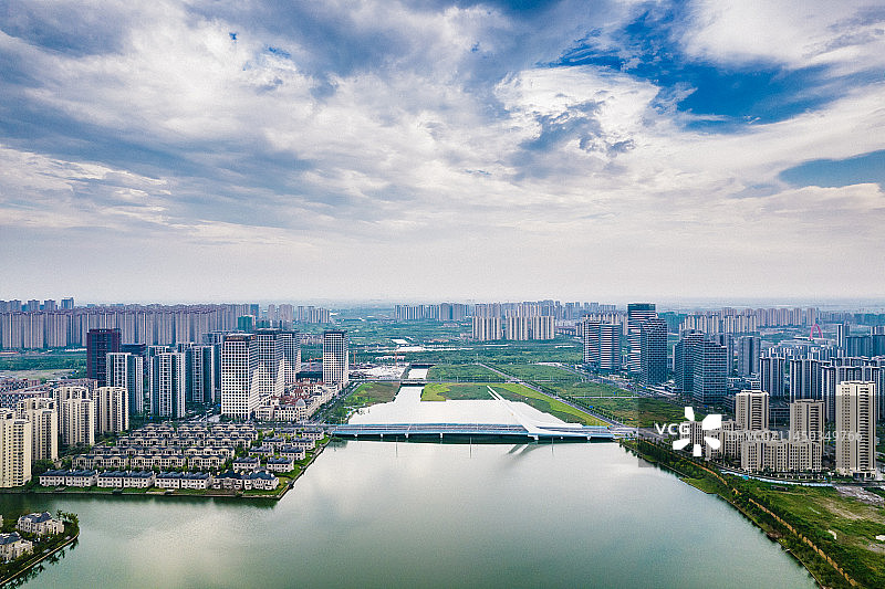 宁波杭州湾新区，前湾新区图片素材