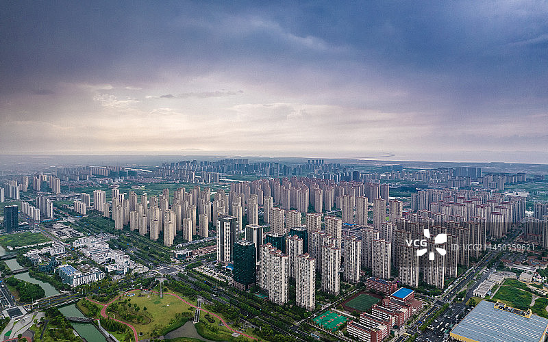 宁波杭州湾新区，前湾新区图片素材