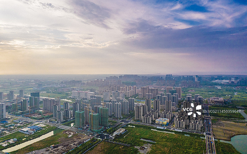 宁波杭州湾新区，前湾新区图片素材