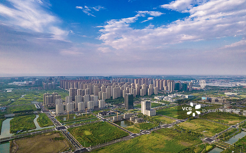 宁波杭州湾新区，前湾新区图片素材