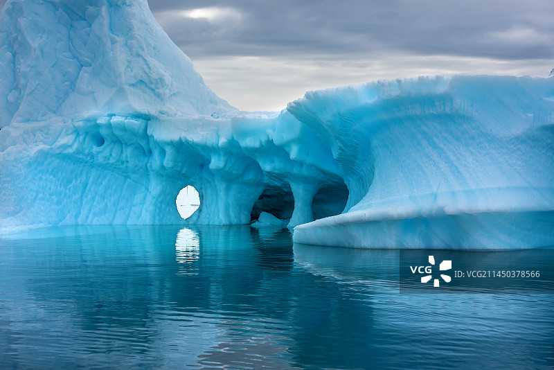 南极天堂湾图片素材