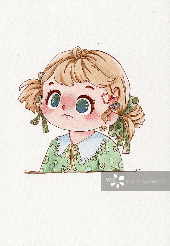 少女头像图片素材