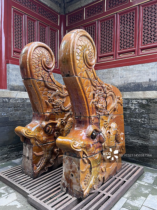 东岳庙的鸱吻图片素材