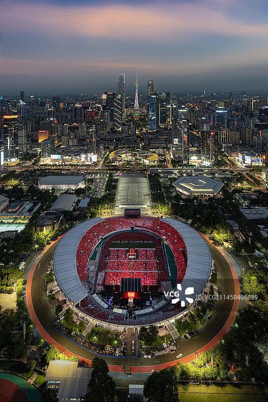 广州城市中轴线（天河体育中心至CBD）图片素材