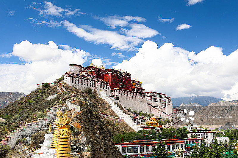 药王山观景台图片素材