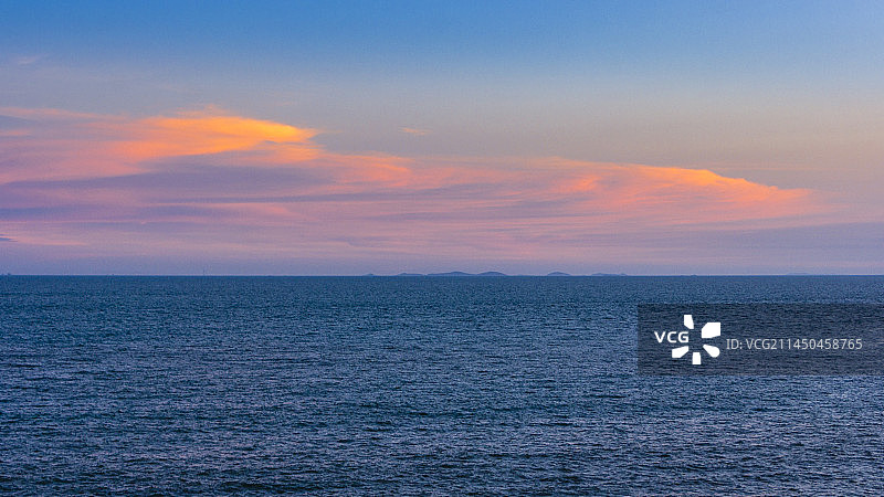 平潭猴研岛晚霞图片素材