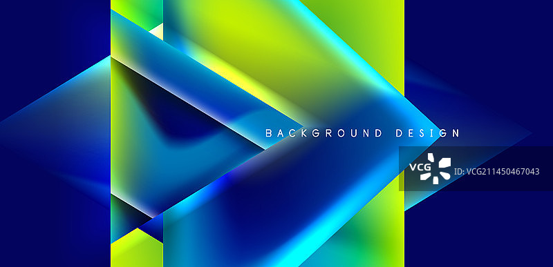 抽象背景与重叠的三角形和图片素材