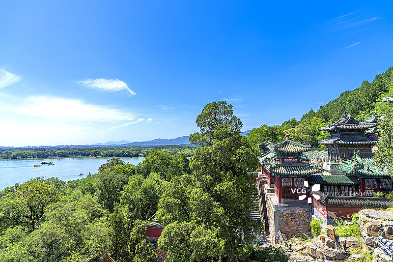 颐和园 万寿山 佛香阁图片素材