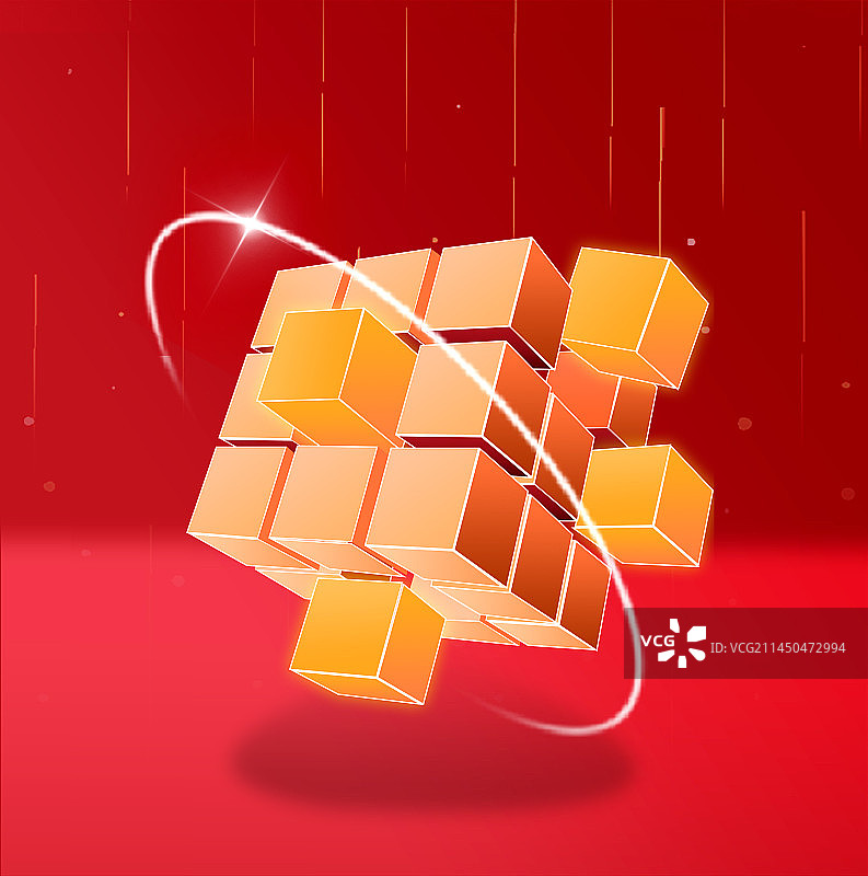 金融魔方图片素材