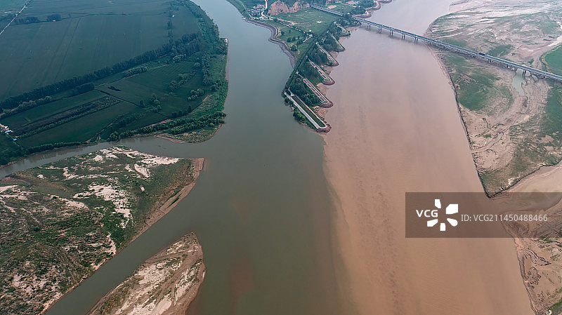 郑州巩义河洛汇流处图片素材