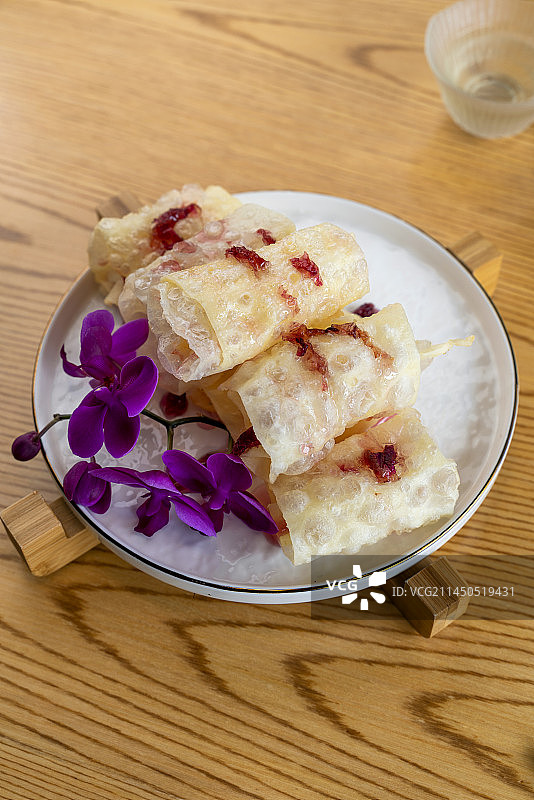 油炸乳扇图片素材