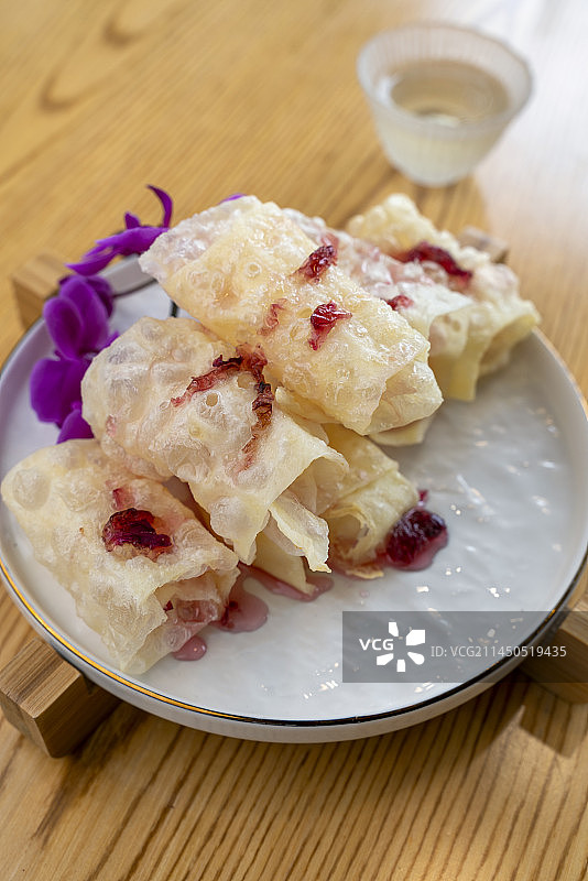 油炸乳扇图片素材