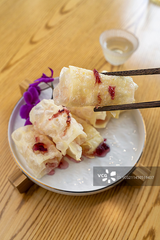 油炸乳扇图片素材