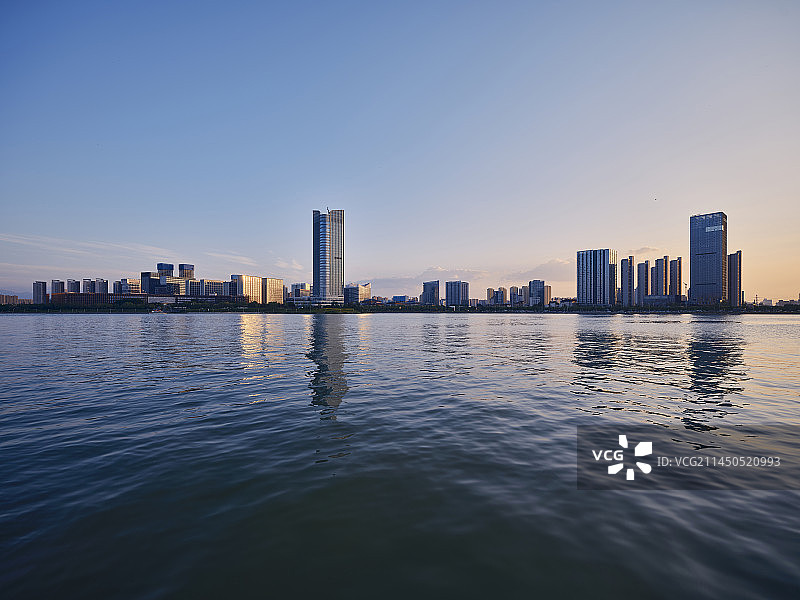 西安灞河沿岸图片素材