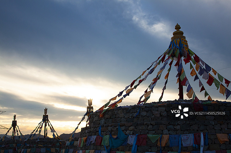 内蒙古民族祭祀敖包图片素材