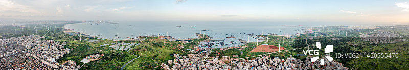 中国广东省揭阳市惠来县靖海镇资深港风车图片素材