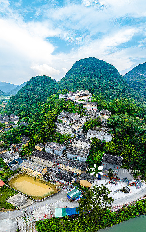 中国广东省清远市英德市黄花镇坑坝村彭家祠图片素材