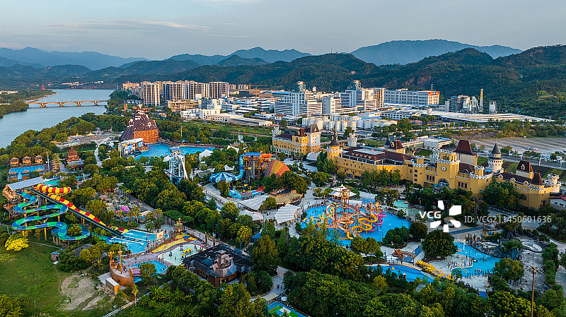 俯瞰丽水冒险岛图片素材