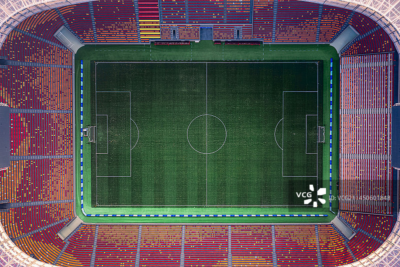 足球场俯拍图片素材