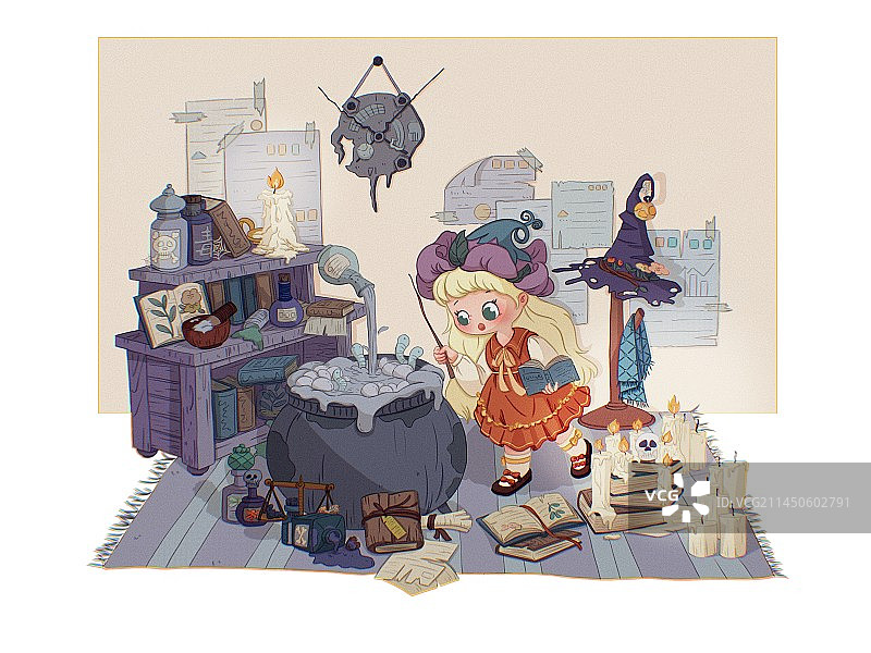 小魔女的试炼图片素材