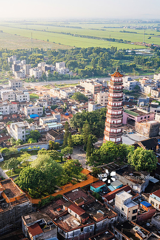 广东省湛江市雷州市地标建筑 三元塔图片素材