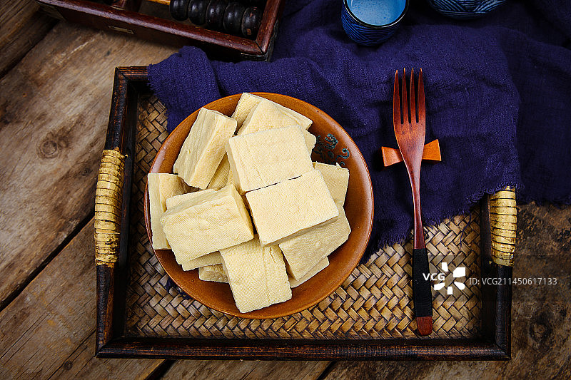 健康美味的包浆豆腐图片素材