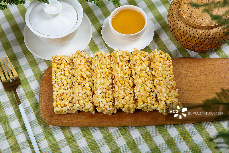 香甜的爆米花糖图片素材