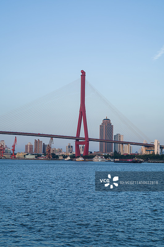 上海杨浦大桥图片素材