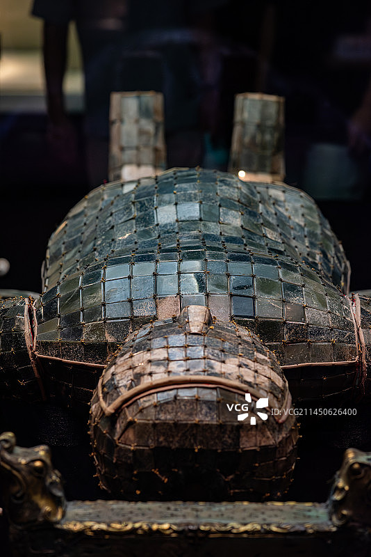 河北博物院大汉绝唱满城汉墓展厅的文物展品图片素材