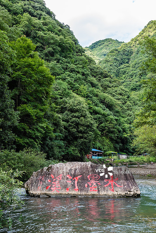 中国安徽宣城水墨汀溪风景区自然风光图片素材