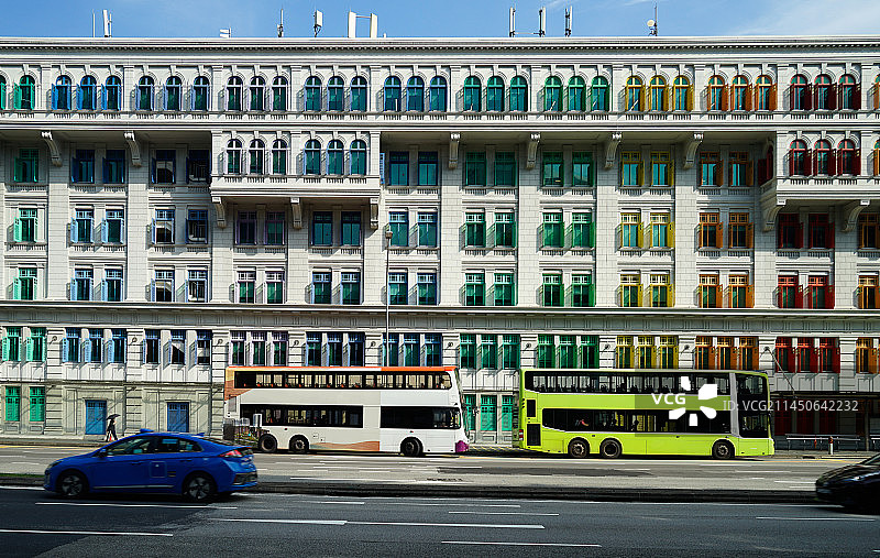 新加坡标志景点旧禧街警察局 Old Hill Street Police Station图片素材