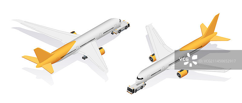 2.5D飞机维修图片素材