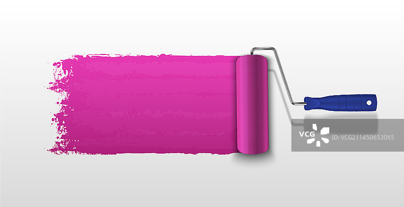 滚筒刷绘画图片素材