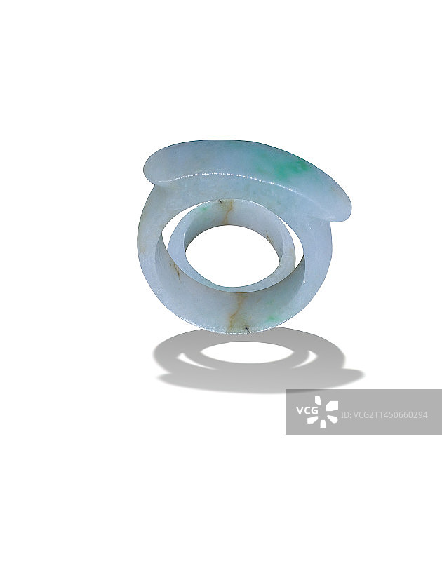 中国古代玉雕工艺器，翡翠帽花，戒指图片素材