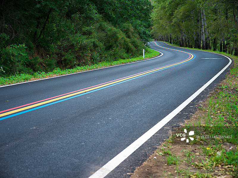 彩虹大道图片素材
