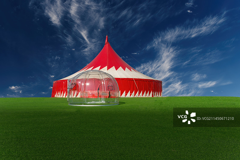 马戏团的大帐篷图片素材