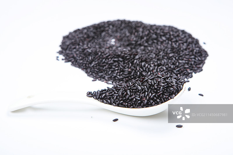 绿色健康的黑米图片素材