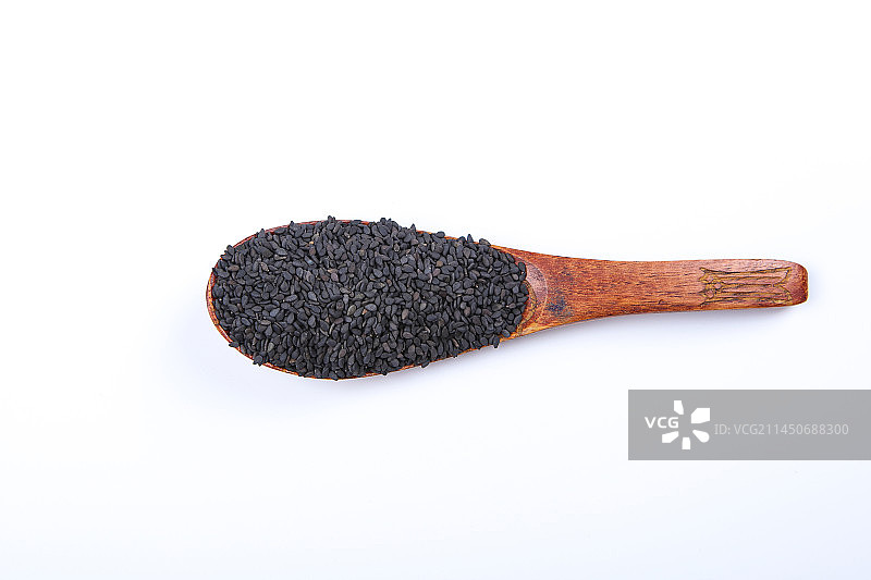 饱满的黑芝麻图片素材
