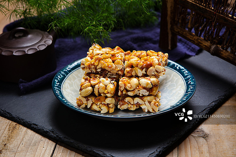 香甜酥脆的花生糖图片素材