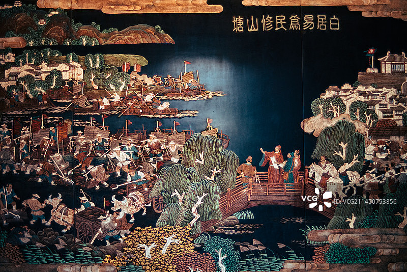 七里山塘图片素材